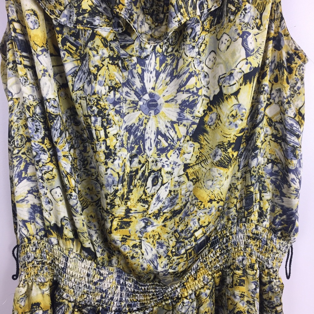 ALLEN B by ALLEN SCHWARTZ yellow dress - Picture 6 of 8